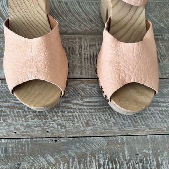 FREE People-Pasadena Chunky Pink Clay Clog Sandals (Size:40) - Picture 6 of 10
